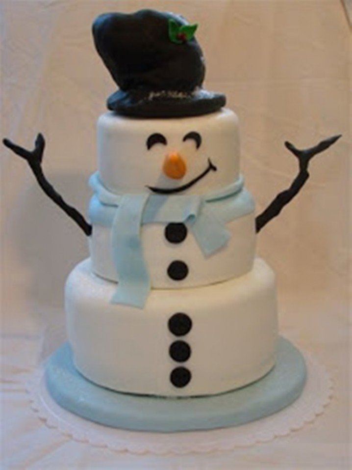 Snowman Cake Ideas for Christmas | Home, Garden and Crochet Patterns ...