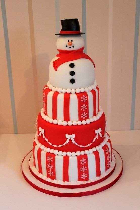 Snowman Cake Ideas for Christmas